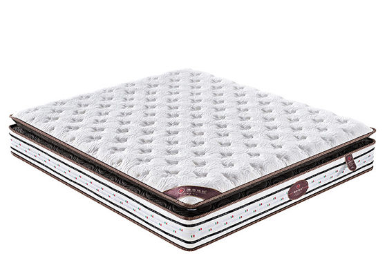 Il materasso organico ad alta densità della schiuma del cotone, OEM ha ispessito re Pocket Spring Mattress