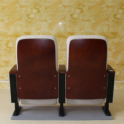 Durezza pieghevole di Hall Chairs Anti Electrostatic Medium del cinema di 2 Seater
