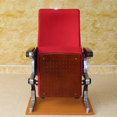 Sedia del cinema del ODM con il supporto di tazza, sedili rossi ignifughi del teatro di Multiscene