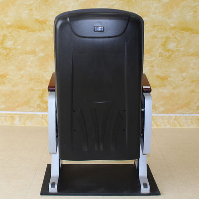 Cinema ad alta densità nero Hall Chairs Adjustable Moistureproof Antistatic del teatro