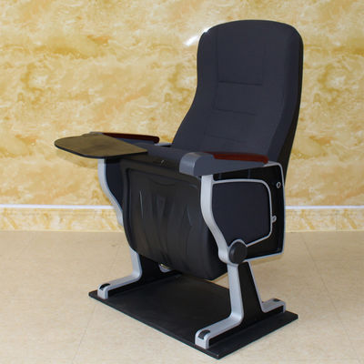 Cinema ad alta densità nero Hall Chairs Adjustable Moistureproof Antistatic del teatro