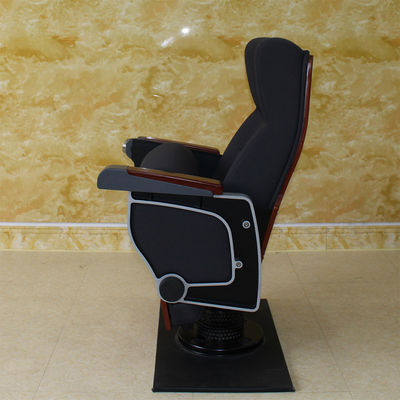 L'unità di elaborazione nera ignifuga di Hall Chairs With del cinema del teatro spuma alta densità pieghevole