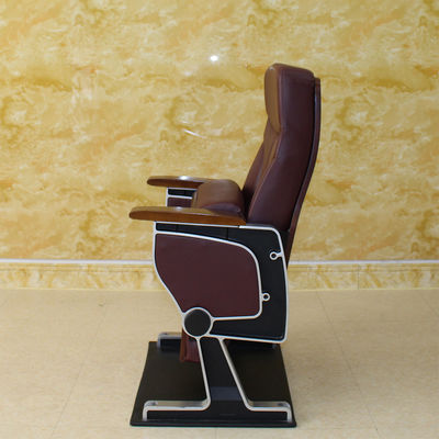 Cinema di legno cremisi Hall Chairs