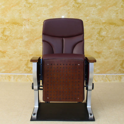 Cinema di legno cremisi Hall Chairs