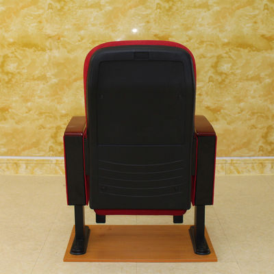 Il cinema rosso accatastabile pieghevole Hall Chairs With High Density ha modellato la schiuma