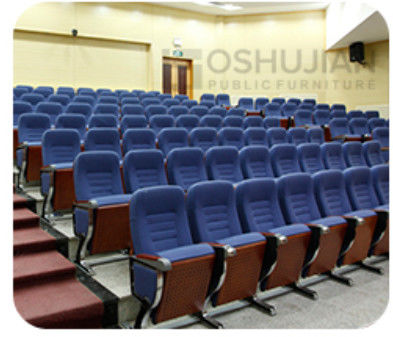 Durezza pieghevole di Hall Chairs Anti Electrostatic Medium del cinema di 2 Seater