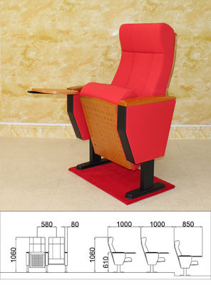 Densità lavabile ipoallergenica di Hall Chairs Folding Moistureproof High del cinema