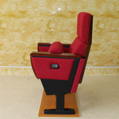 Elettrostatico piegante della spugna dello schienale di Hall Chairs With 500mm del cinema del teatro anti